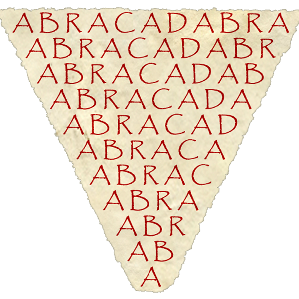 abracadabra Formula incantatoria