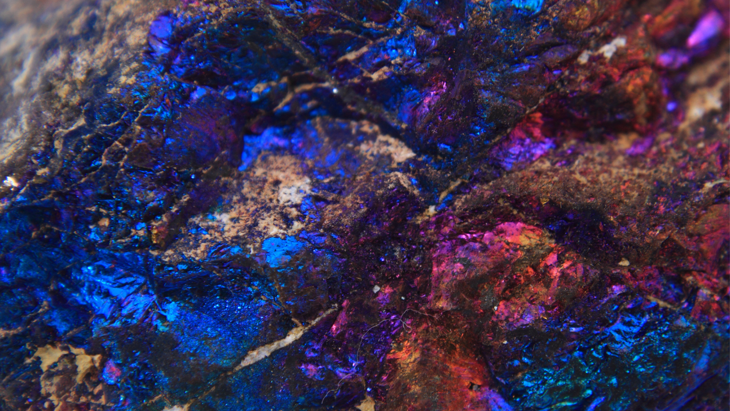 Calcopirite dettaglio immagine