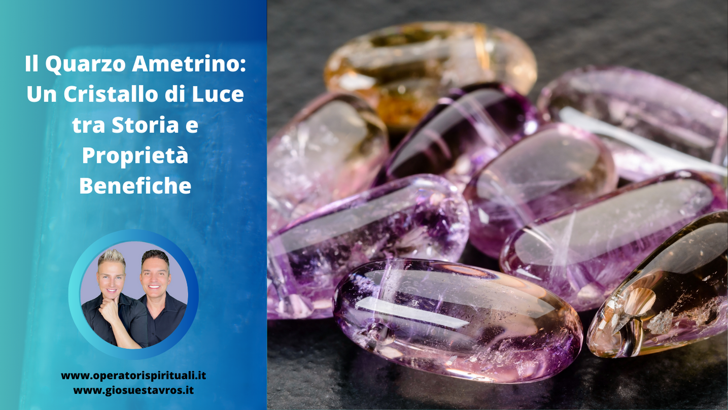 Quarzo Ametrino cristallo pietra