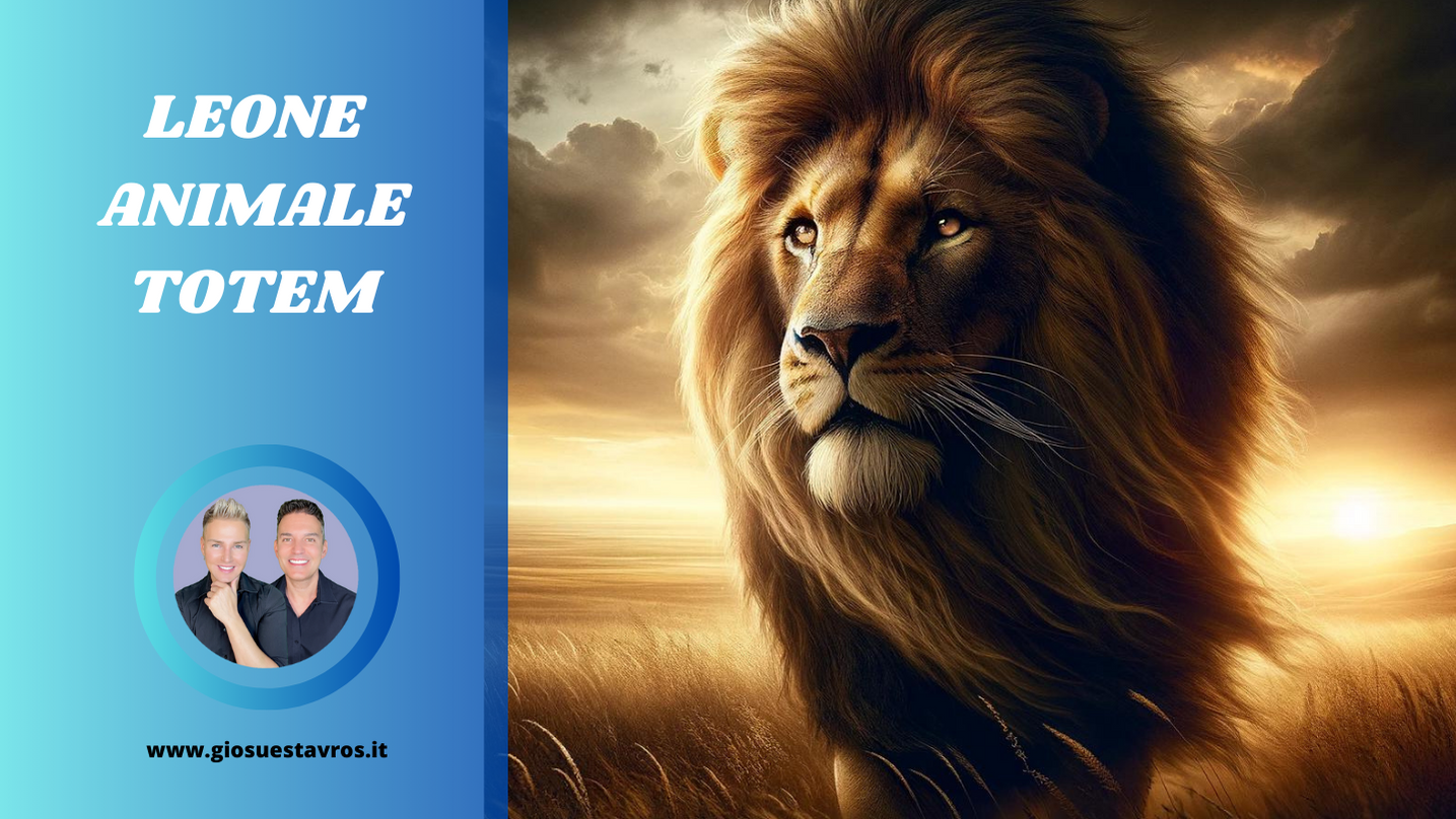 Leone animale totem
